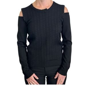 rare Piece d’Anarchive Midnight Blue Asymmetrical Sweater XS Removable Sleeves